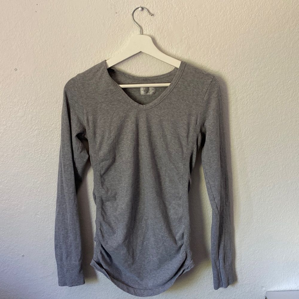 Athleta USA Foresthill Ribbed Long Sleeve Top